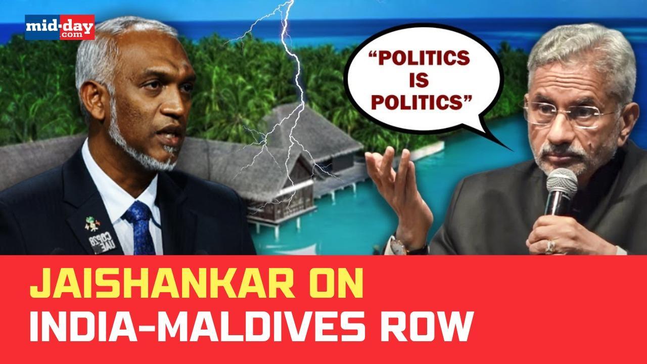 S Jaishankar breaks silence on India-Maldives row