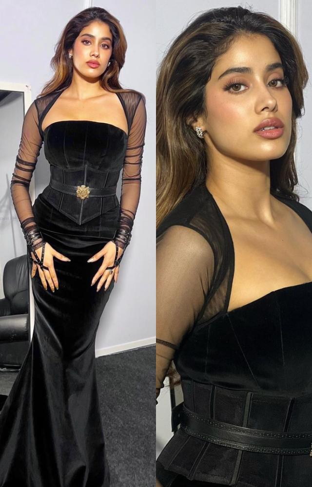 Janhvi Kapoor goes grunge in black!