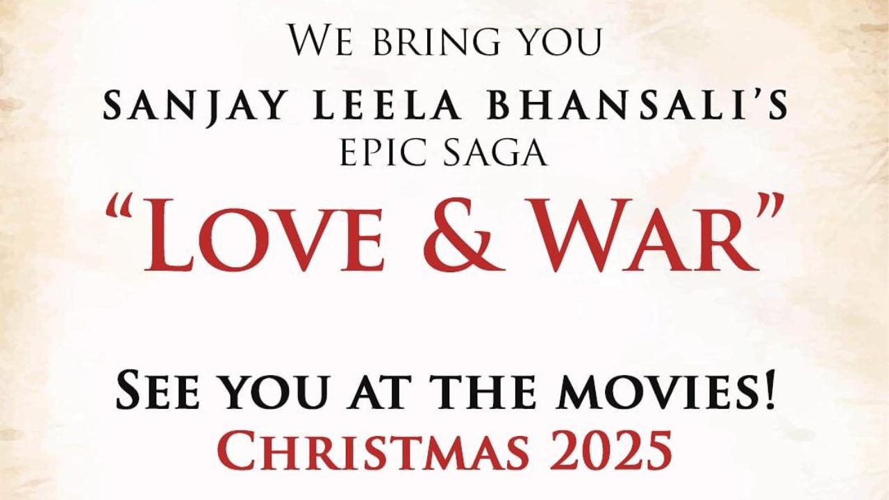 Sanjay Leela Bhansali surprised everyone by announcing his upcoming project titled 'Love and War'. The movie will feature three talented actors, namely Ranbir Kapoor, Alia Bhatt, and Vicky Kaushal. Read more