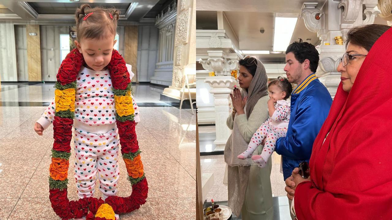 Priyanka Chopra and Nick Jonas do puja on daughter Malti's 2nd birthday, Read more