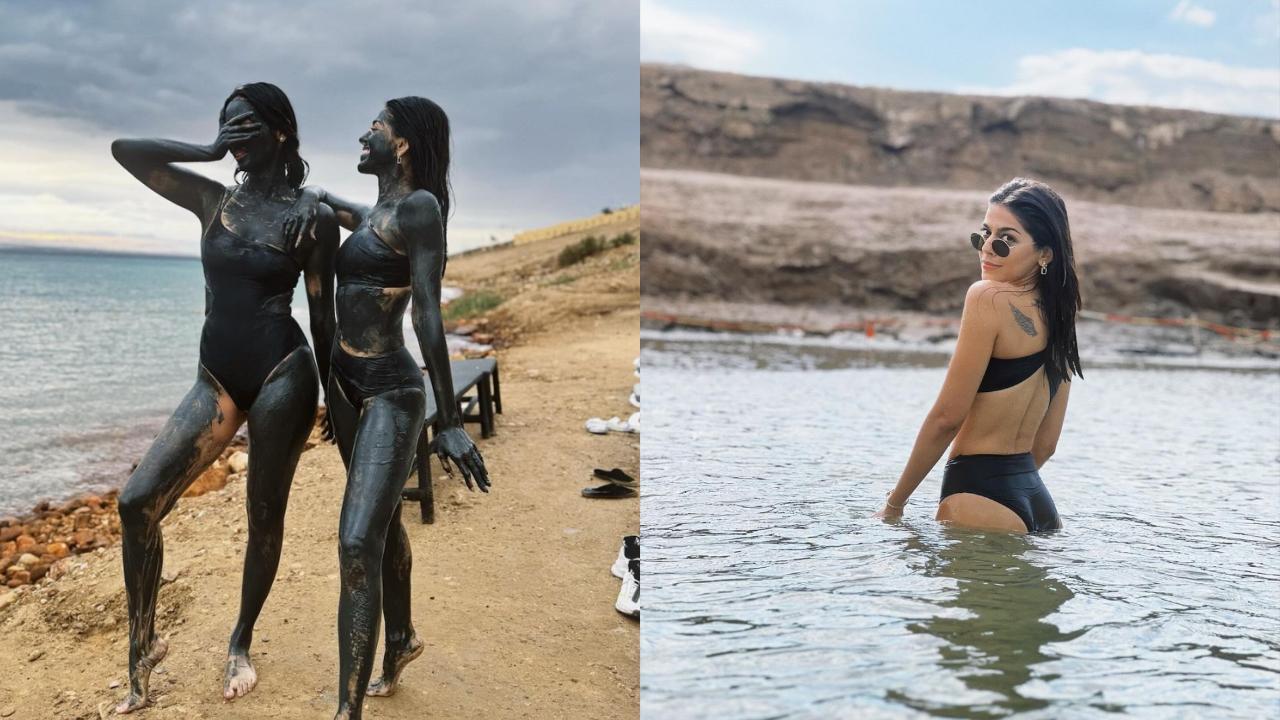 Check out! 'Alaya F and Manushi Chillar's 'natural spa day' in Dead sea