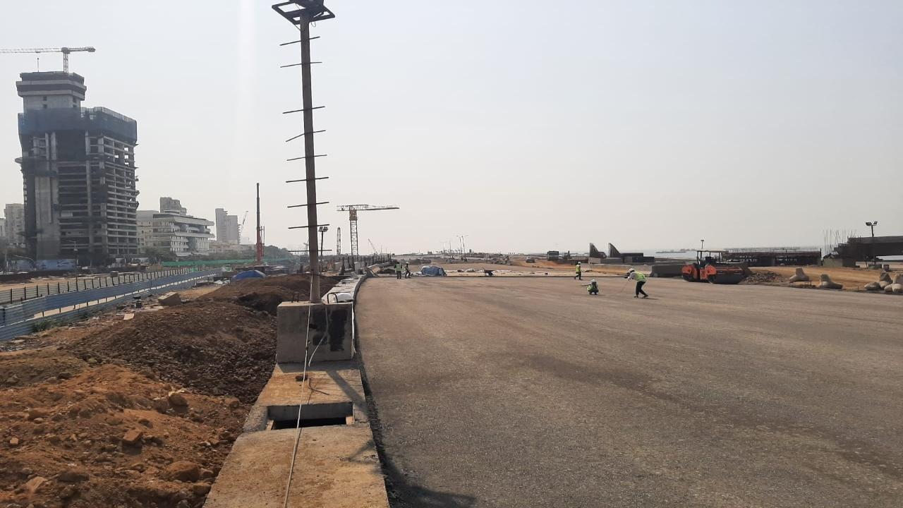 Meanwhile, the BMC is racing against the clock, with approximately two weeks remaining to unveil the southbound lane of the Coastal Road, as the overall project nears 84 per cent completion.