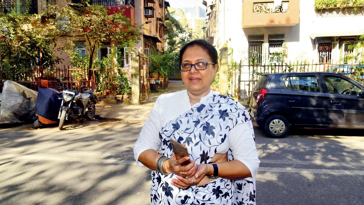 Charmaine Bocarro, lawyer and long-time resident of La Nina in Bhoiwada