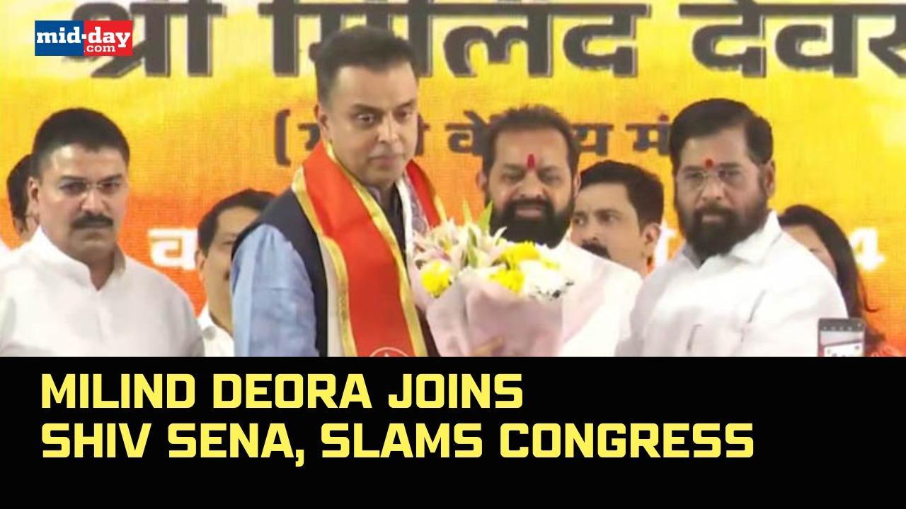 Maharashtra Politics: Milind Deora joins Eknath Shinde-led Shiv Sena