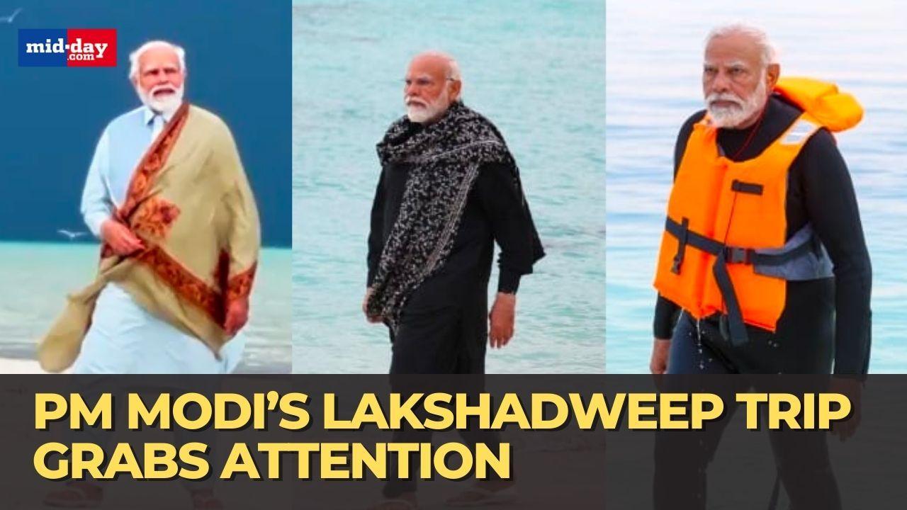 Viral pics of PM Modi in Lakshadweep skyrocket Google searches for Lakshadweep
