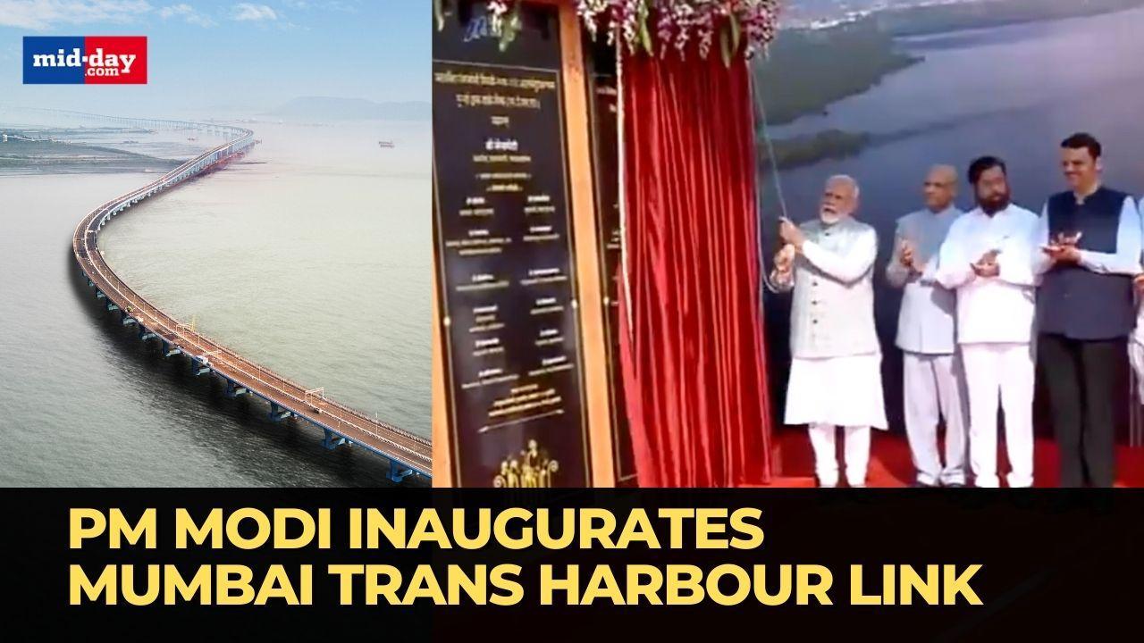 MTHL inauguration: PM Narendra Modi inaugurates Mumbai Trans Harbour Link