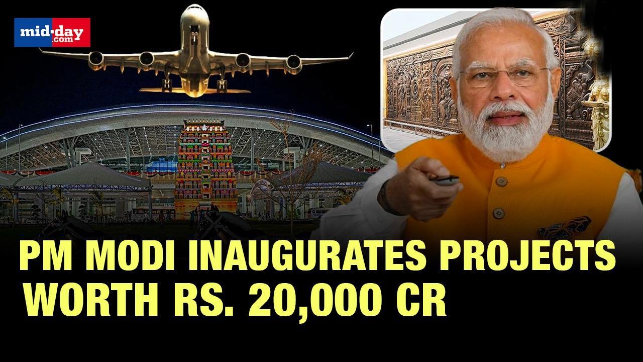 PM Modi Tamil Nadu Visit: PM Modi lays foundation stone of development projects