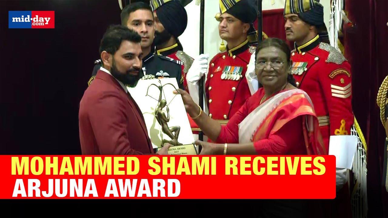 National Sports Awards: Mohammed Shami Conferred With Arjuna Award