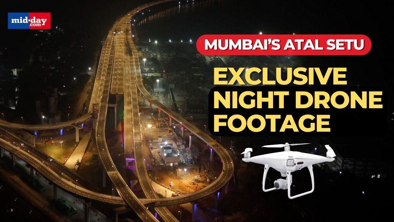 Mumbai Trans Harbour Link (MTHL): Watch exclusive night view of Atal Setu