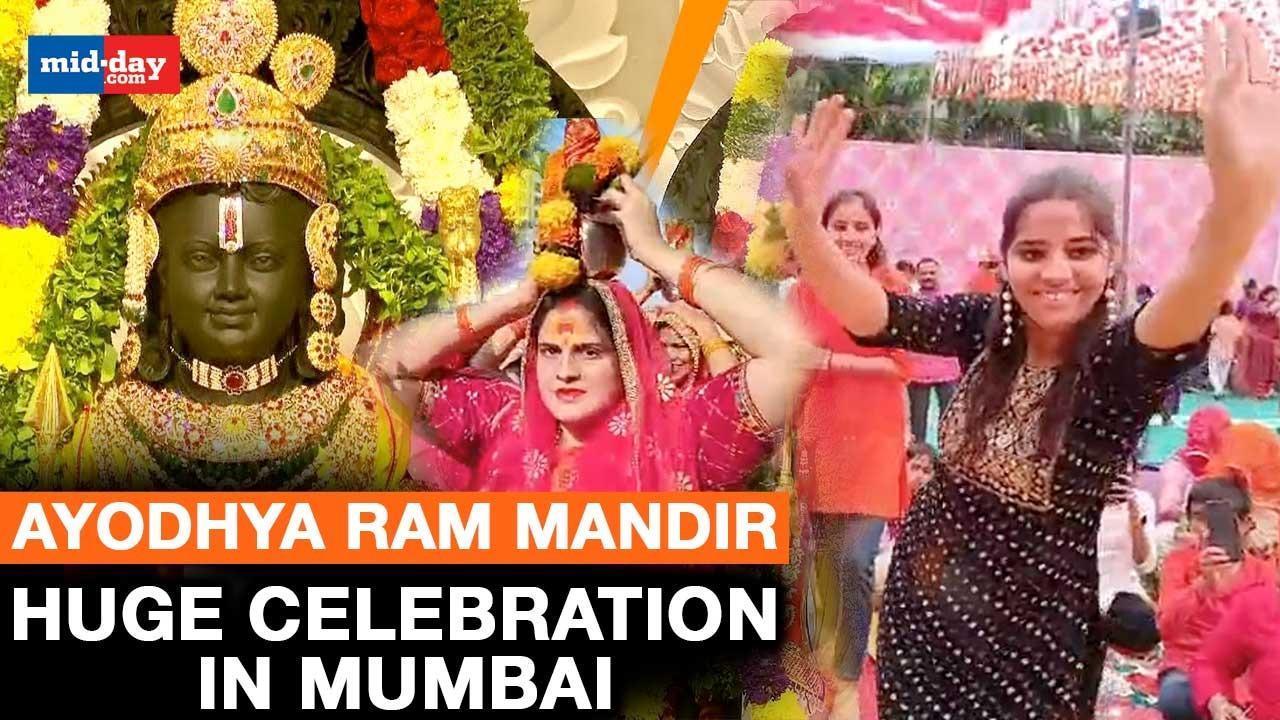 Ayodhya Ram Mandir Inauguration: Mumbai celebrates the ‘pran pratishtha’ event