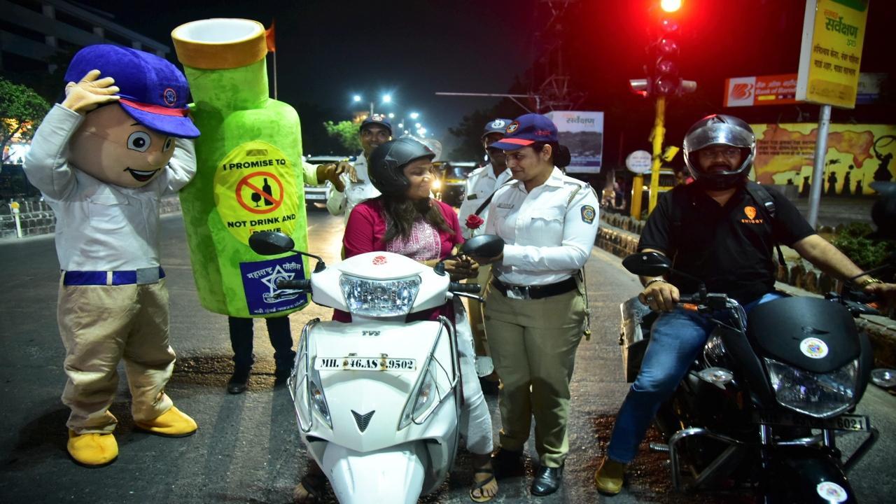 Mumbai Police book 283 people for drunk driving during New Year celebrations