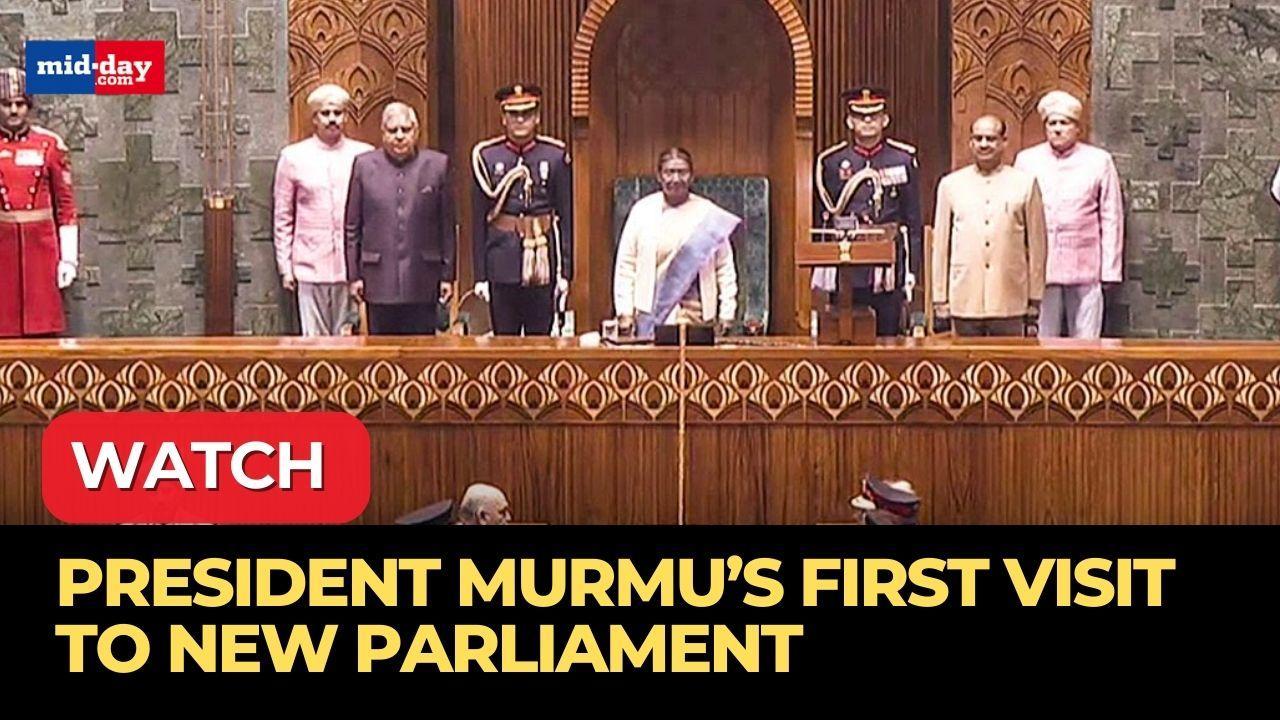 Parliament Budget Session: Prez Droupadi Murmu’s first visit to New Parliament