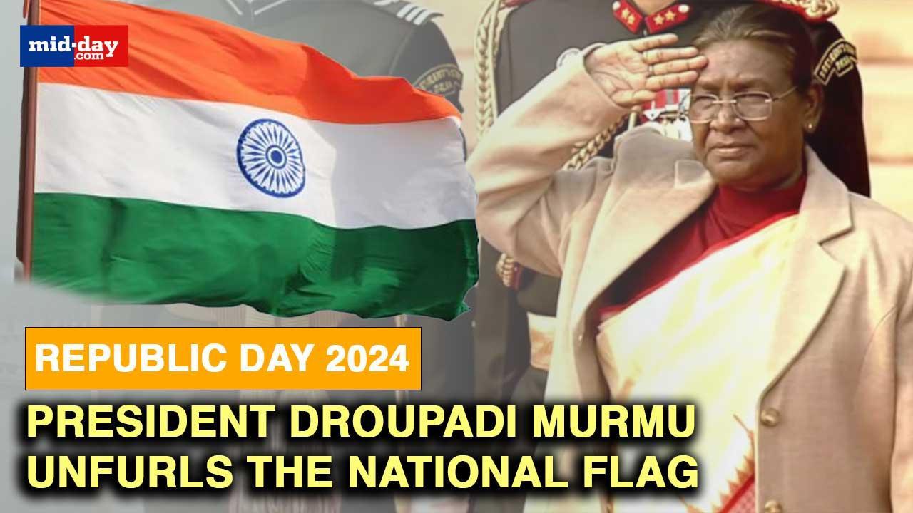 Republic Day 2024: Watch President Droupadi Murmu unfurling the National Flag