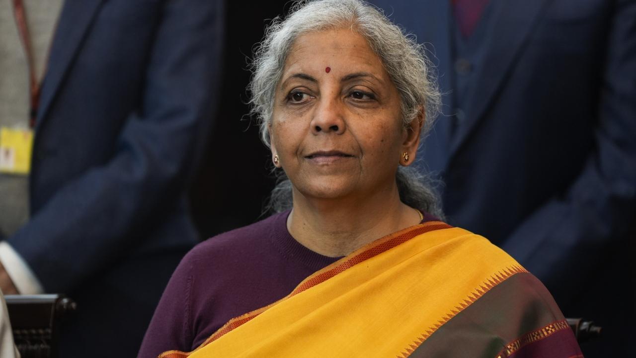 IN PHOTOS: Nirmala Sitharaman at her office ahead of Interim Budget 2024