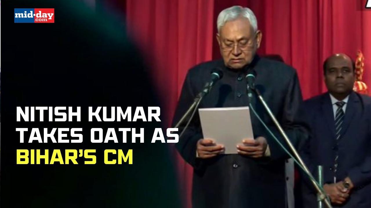 Bihar Politics: Nitish Kumar takes oath as Bihar’s Chief Minister backed by NDA