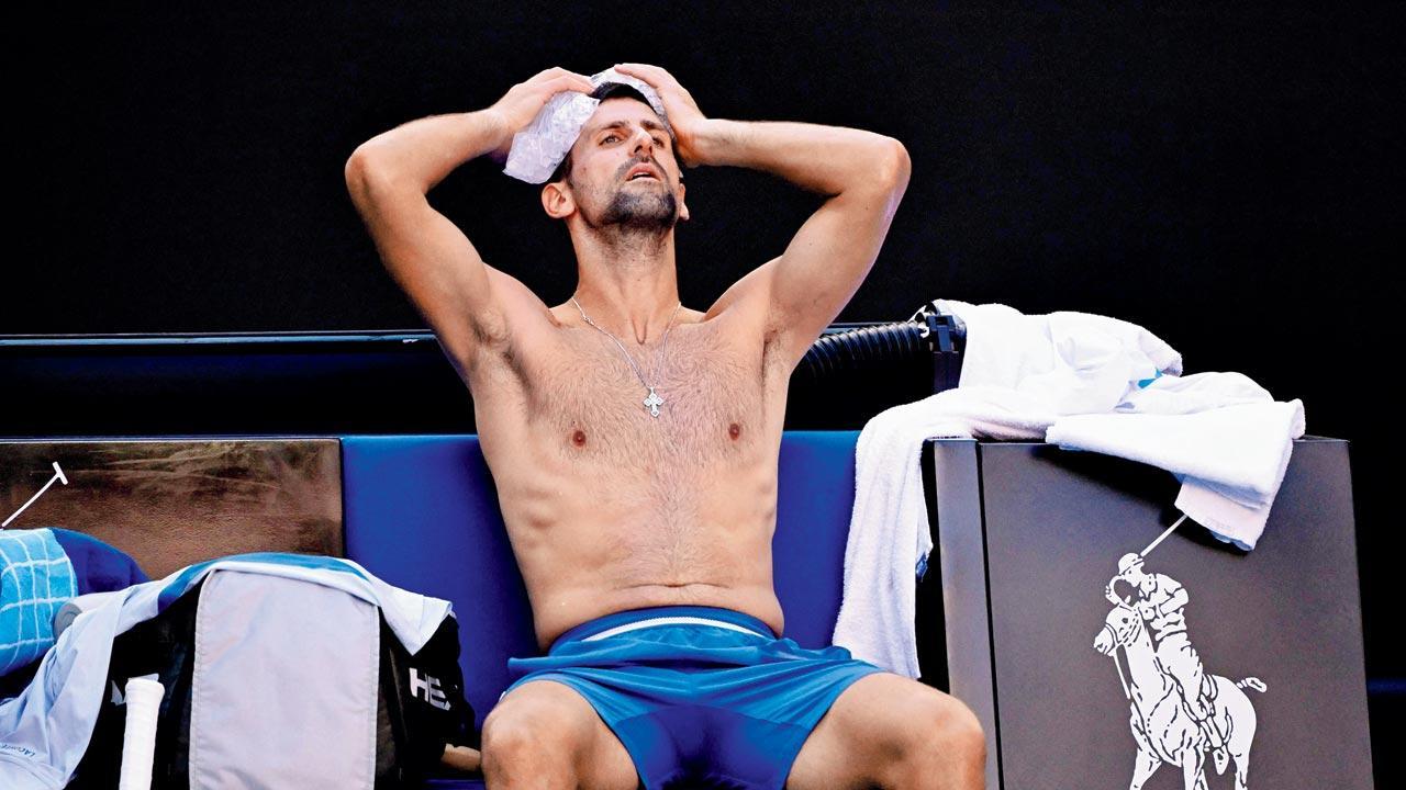 Djokovic drained out!