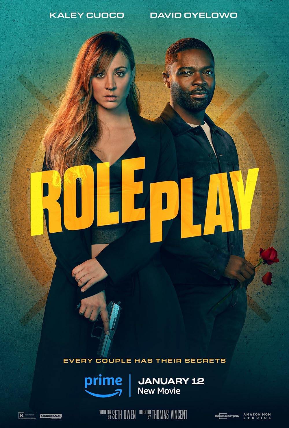 Role Play (January 12) - Streaming on Prime Video
In 'Role Play,' Kaley Cuoco stars as Emma, a suburban New Jersey resident with a seemingly perfect life, including a loving husband, played by David Oyelowo. However, beneath this ordinary front, Emma leads a clandestine existence as a hired assassin. The plot takes a turn when David unwittingly uncovers her secret during an attempt to add excitement to their marriage through role-playing.