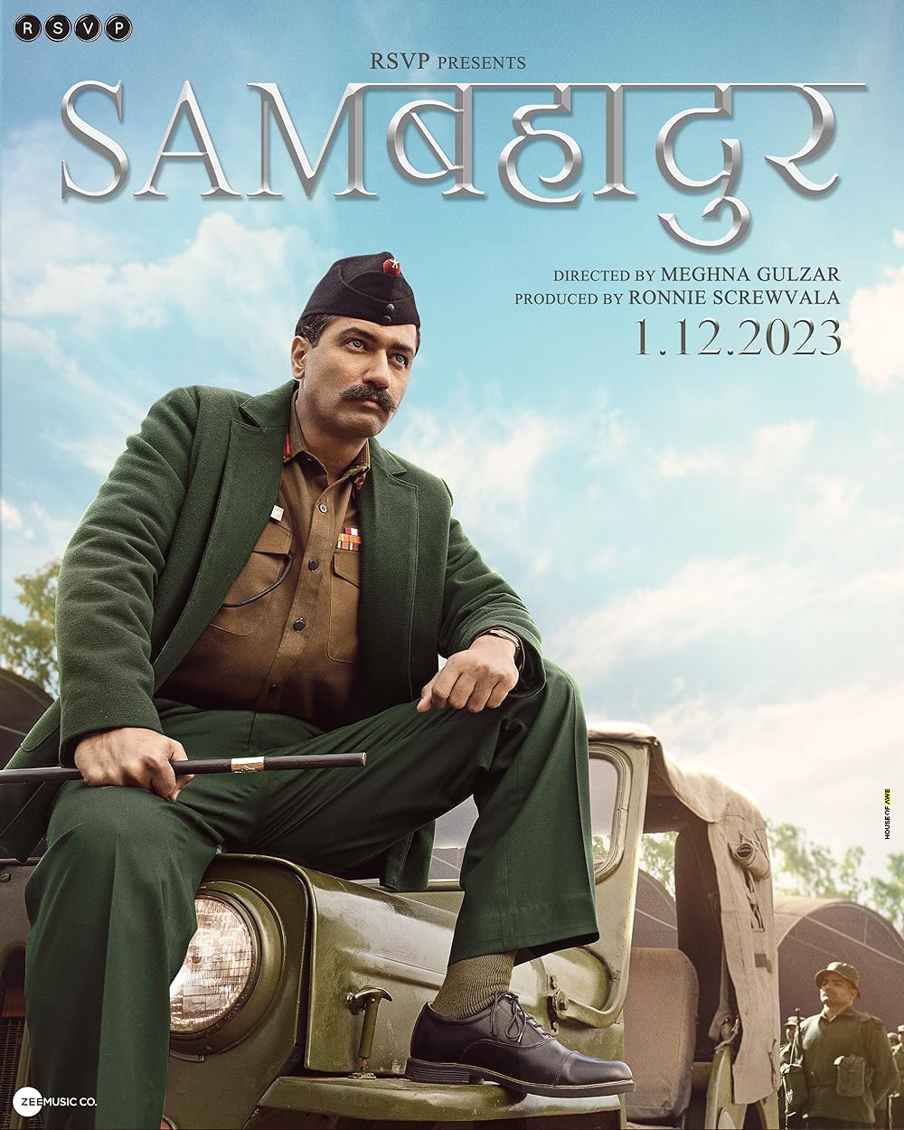 Sam Bahadur (January 26) - Streaming on ZEE5Sam Bahadur is a biographical war drama film chronicling the life of Sam Manekshaw, played by Vicky Kaushal, India’s first Field Marshal. The film spans Manekshaw’s career from his early days as a cadet in 1934 to his crucial role in the 1971 Indo-Pakistani War.