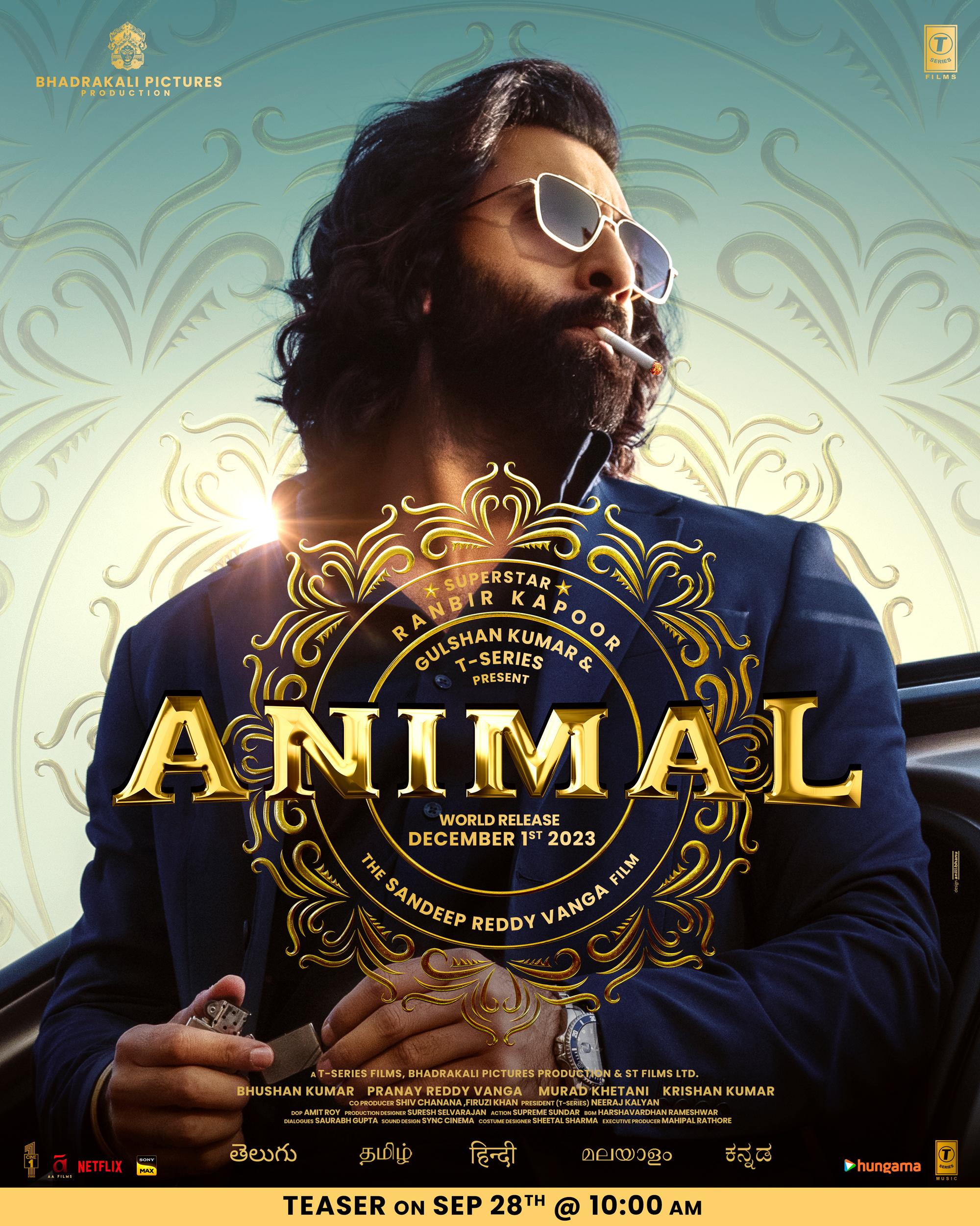 Animal (January 26) - Streaming on NetflixAnimal' was released on December 1 in theatres. The film directed by Sandeep Reddy Vanga stars Ranbir Kapoor, Anil Kapoor, Rashmika Mandanna, Bobby Deol, and Triptii Dimri among others. It will premiere on Netflix at midnight.