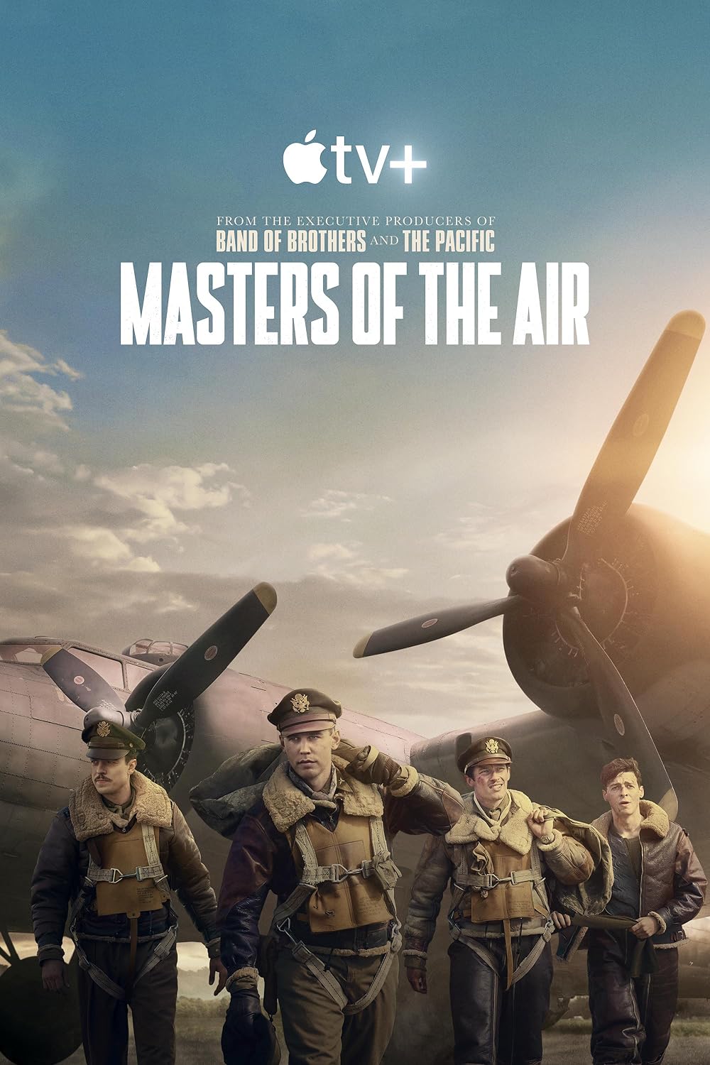 Masters of the Air (January 26) - Streaming on Apple TV+Masters of the Air is an American war drama miniseries, an adaptation of Donald L. Miller’s book. It chronicles the experiences of the 100th Bomb Group of the Eighth Air Force, known as the “Bloody Hundredth,” during World War II. The show serves as a companion to the renowned series 