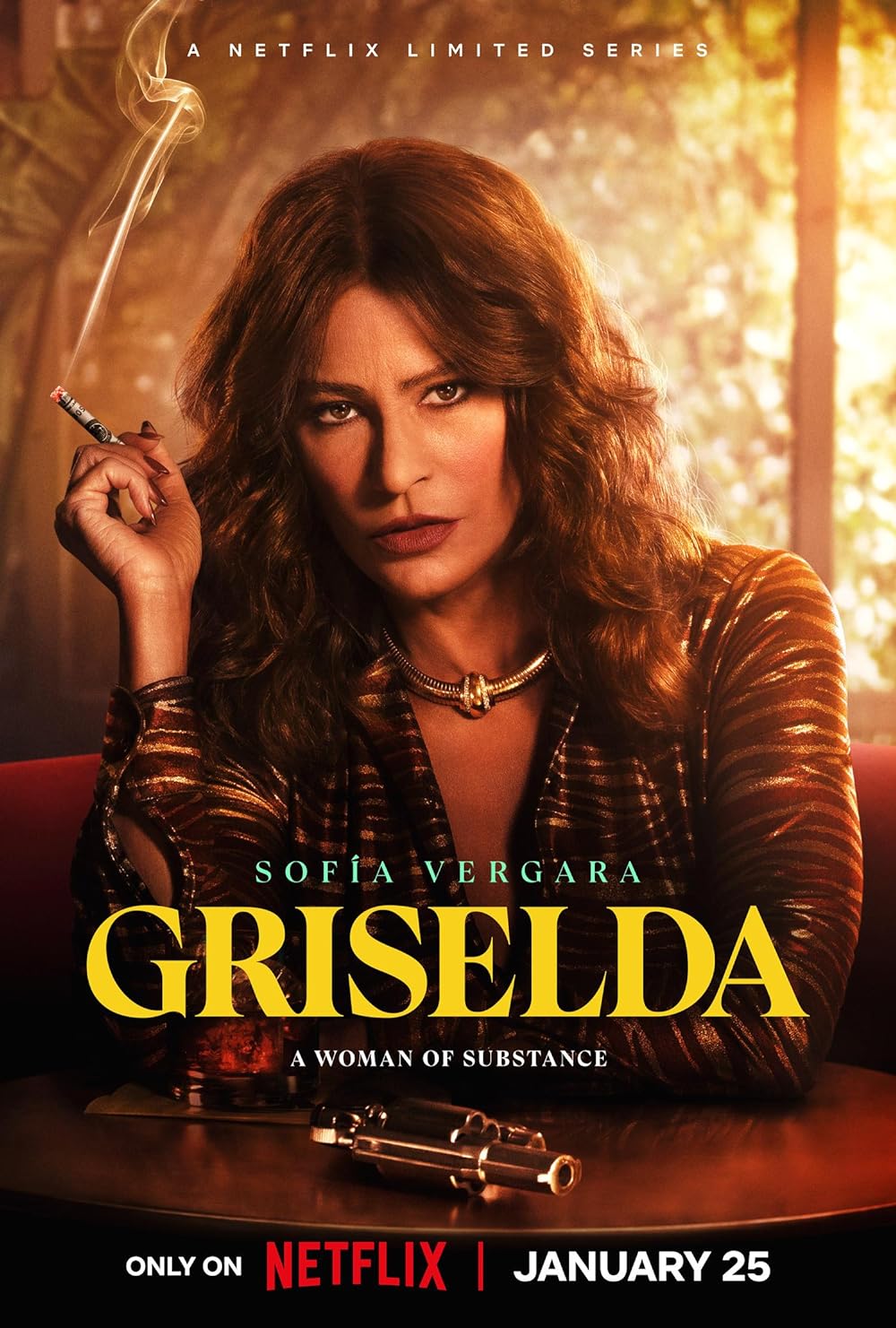 Griselda (January 24) - Streaming on NetflixInspired by real events, 'Griselda' is a gripping drama set in 1970s and 1980s Miami, focusing on the life of Griselda Blanco, portrayed by Sofía Vergara. Griselda, a Colombian immigrant, rises from humble beginnings to become the city’s most feared cocaine dealer, earning the name ‘La Madrina’ or ‘The Godmother.’ The narrative delves into her complex persona, charting her rise in a male-dominated industry as she gradually descends into ruthlessness and violence.