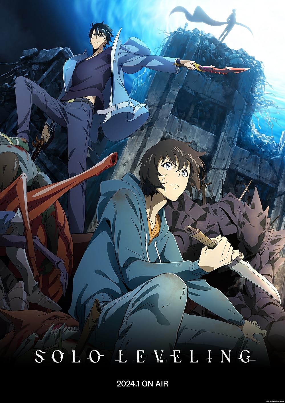 Solo Leveling (January 6) - Streaming on CrunchyrollSolo Leveling follows Sung Jinwoo's journey as a weak hunter who gains supernatural powers, embarking on a quest of strength, battles, and unraveling mysteries behind his abilities.