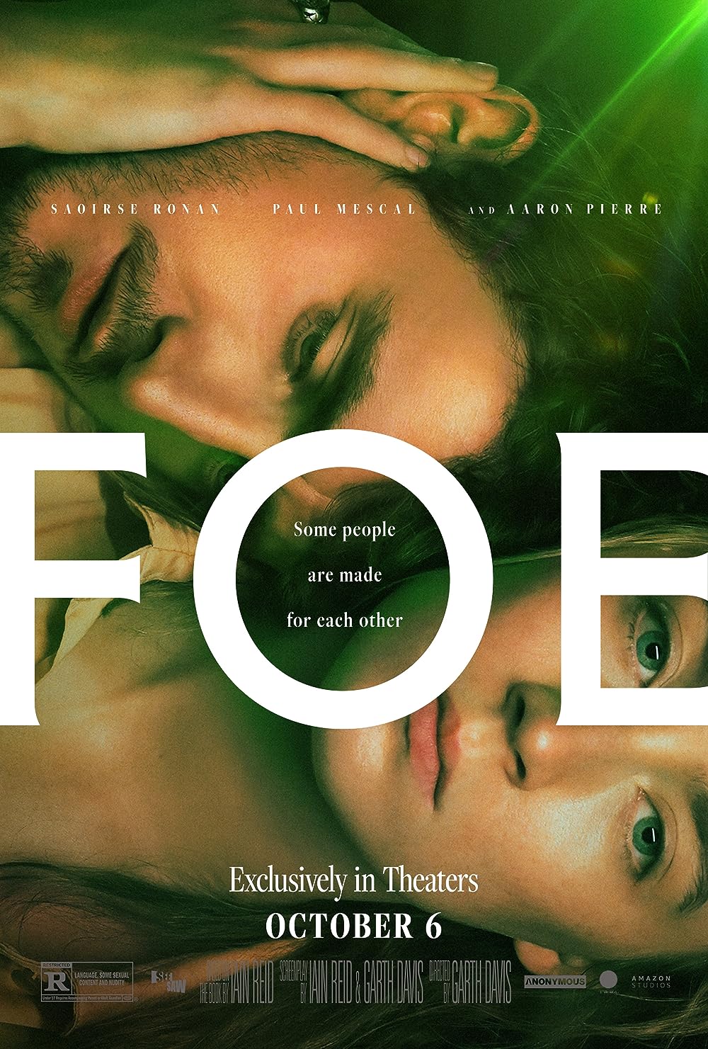 Foe (January 5) - Streaming on Prime VideoFoe, a science fiction thriller, follows a couple whose lives are altered when a stranger arrives, informing the husband of his departure to a significant space station.