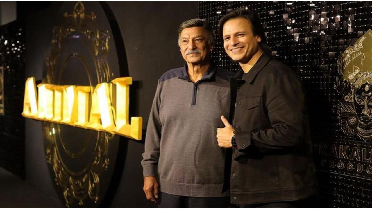 Vivek Oberoi pens heartfelt note for Suresh Oberoi, thanks team Animal for all the love his dad received