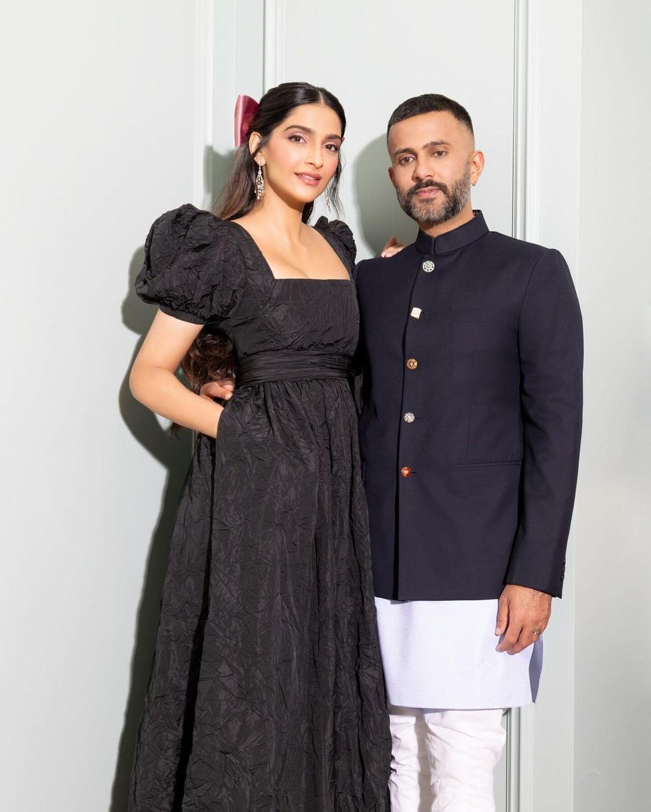 Love was in the air for Sonam as she also whisked her husband Anand Ahuja for a date night amid work commitments