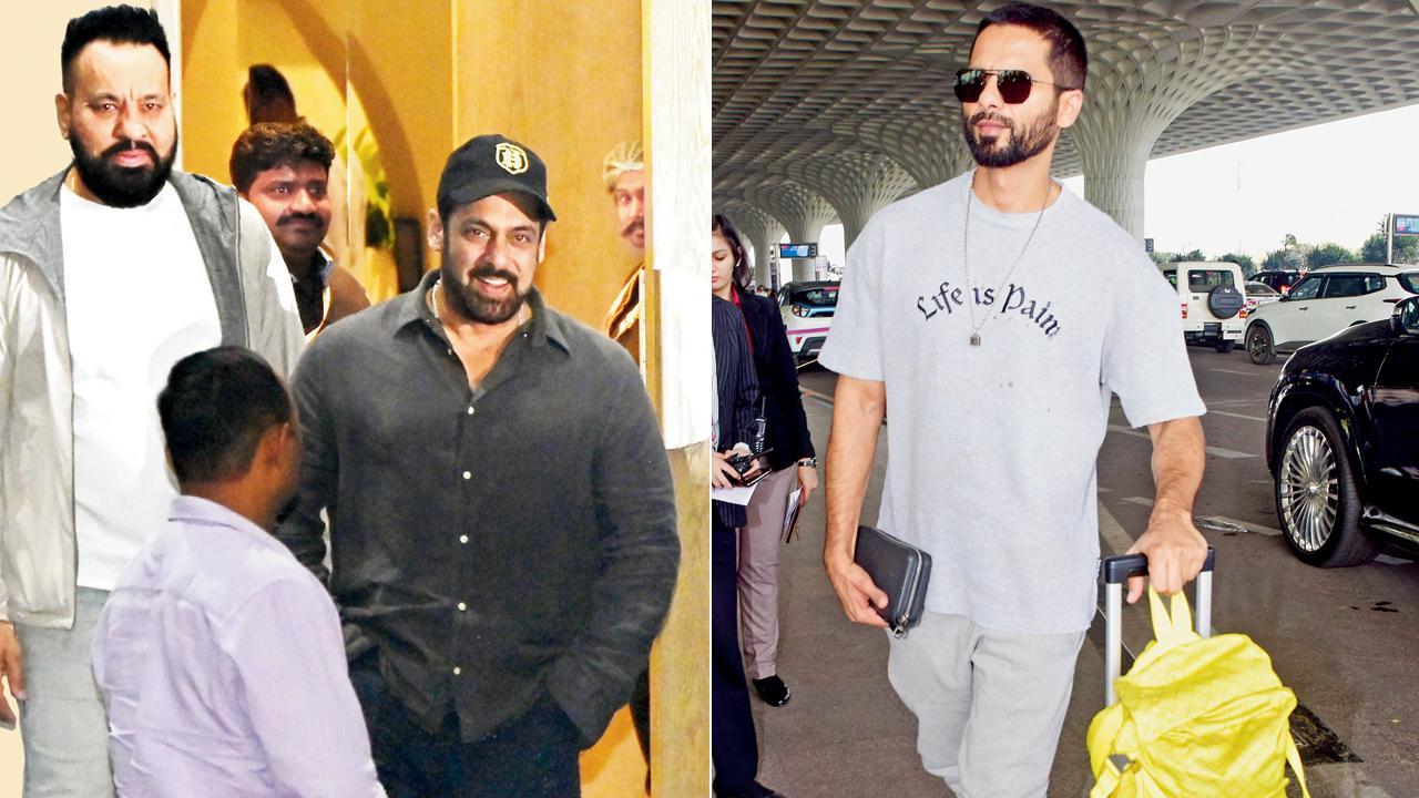 Off I go: Salman Khan; No mood: Shahid Kapoor