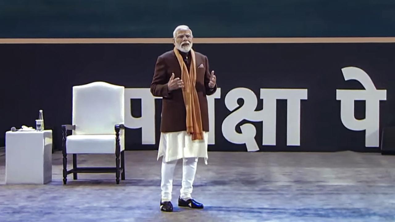 Compete with yourself, not others: PM Modi to students at 'Pariksha Pe Charcha'