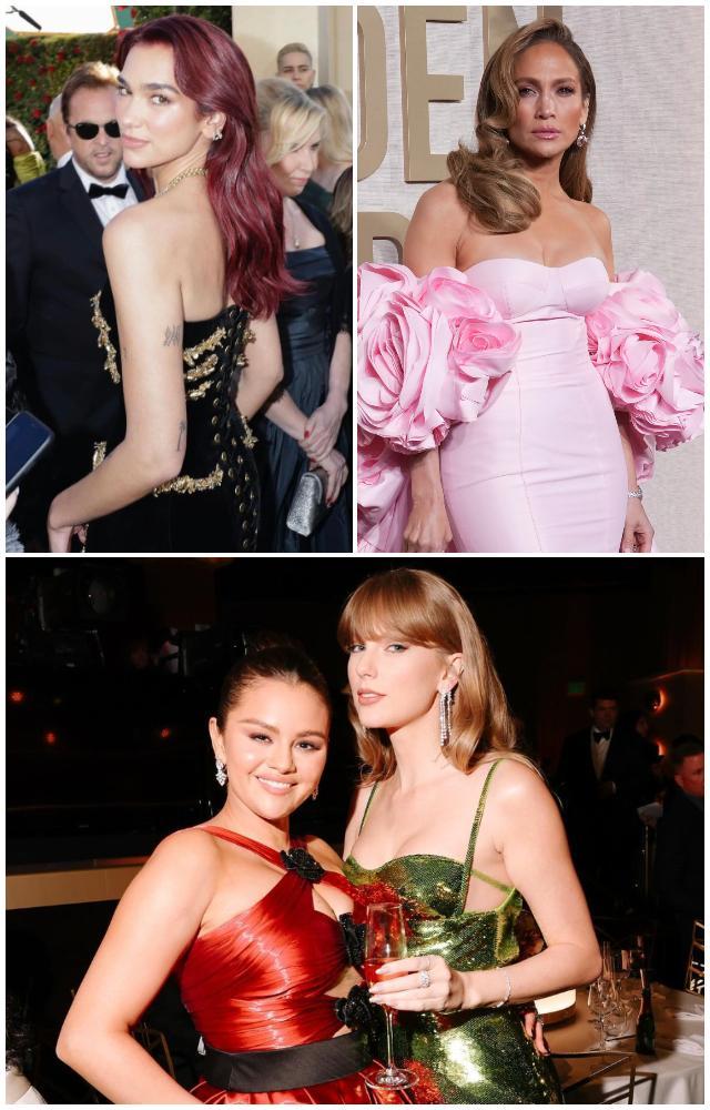 Pop stars at Golden Globes 2024