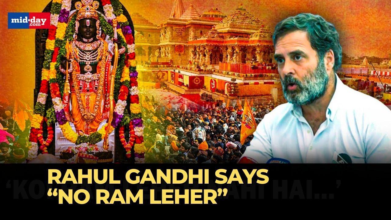 Ayodhya Ram Mandir: Rahul Gandhi dismisses ‘Ram Wave’ in India