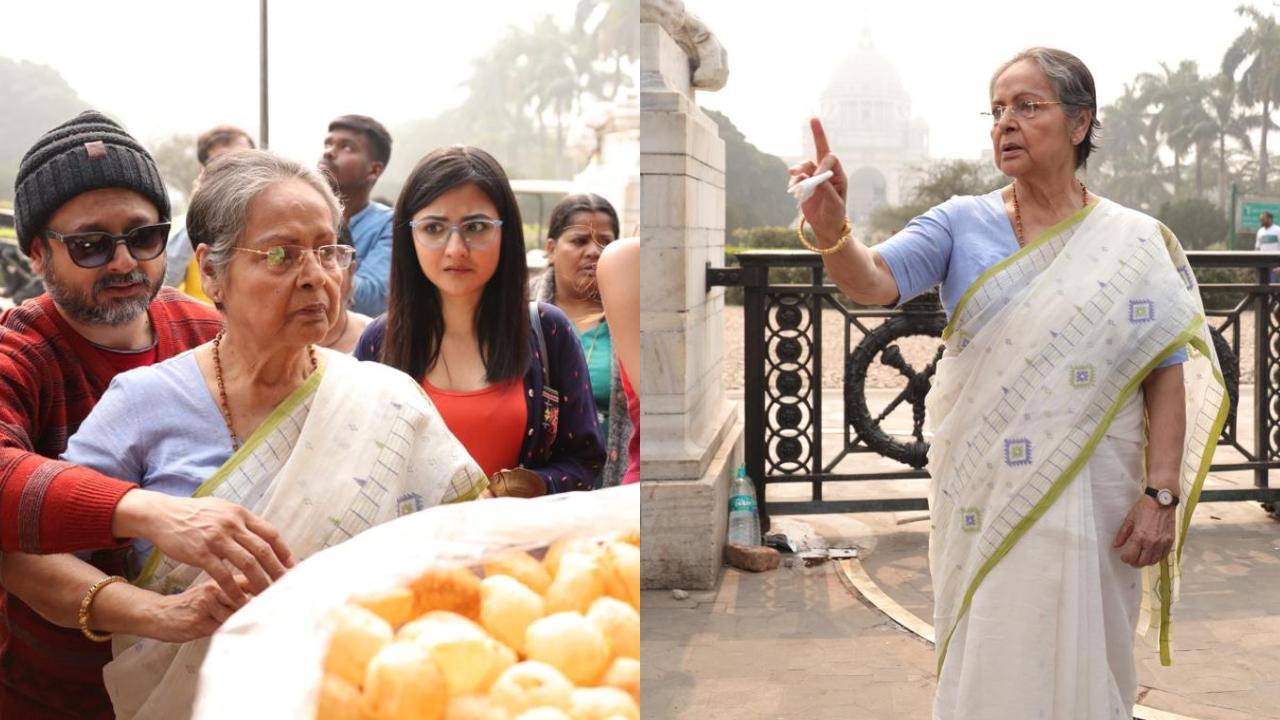 Rakhee Gulzar starts shooting for comeback film 'Amar Boss' in Kolkata; see pics