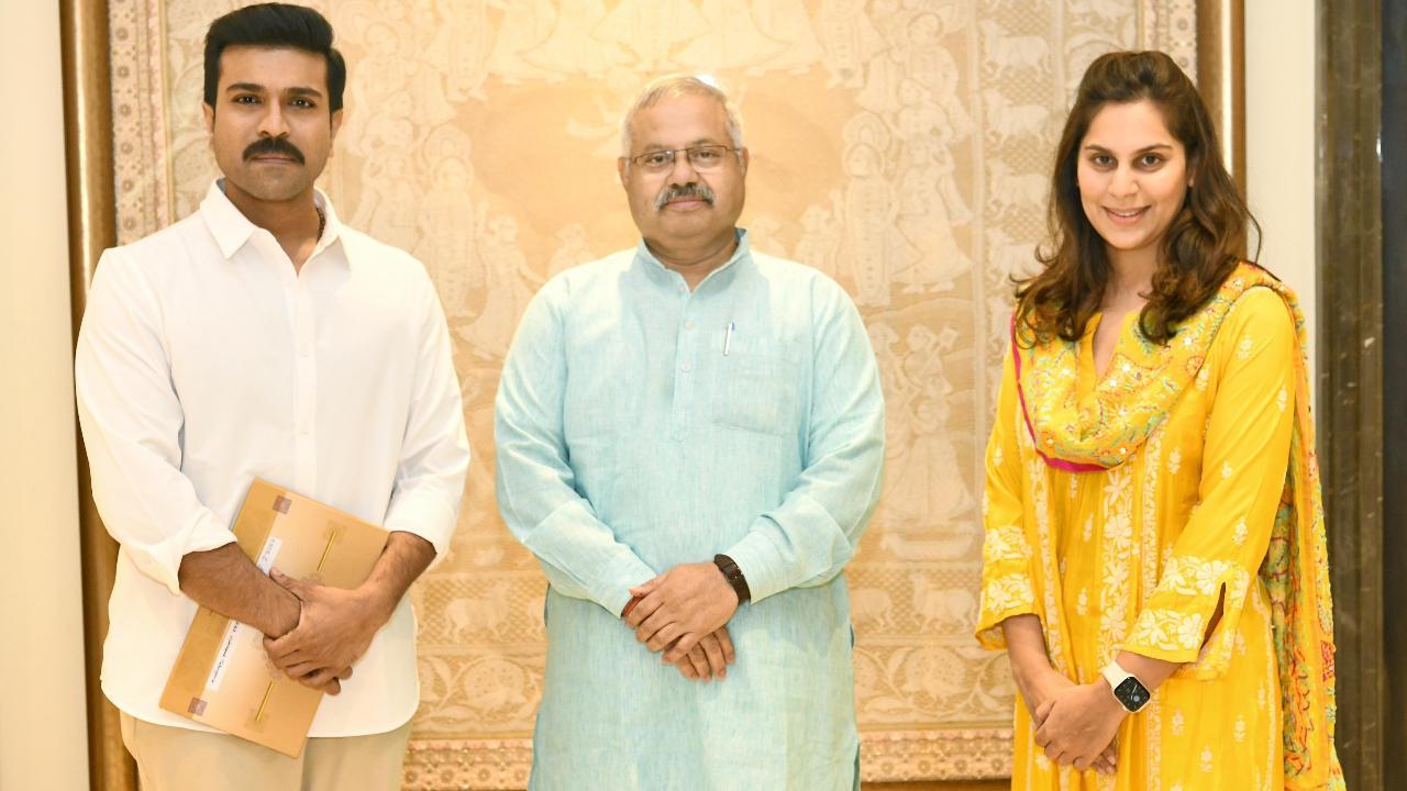 Ram Charan and Upasana receive an invitation to attend Ram Mandir consecration ceremony in Ayodhya