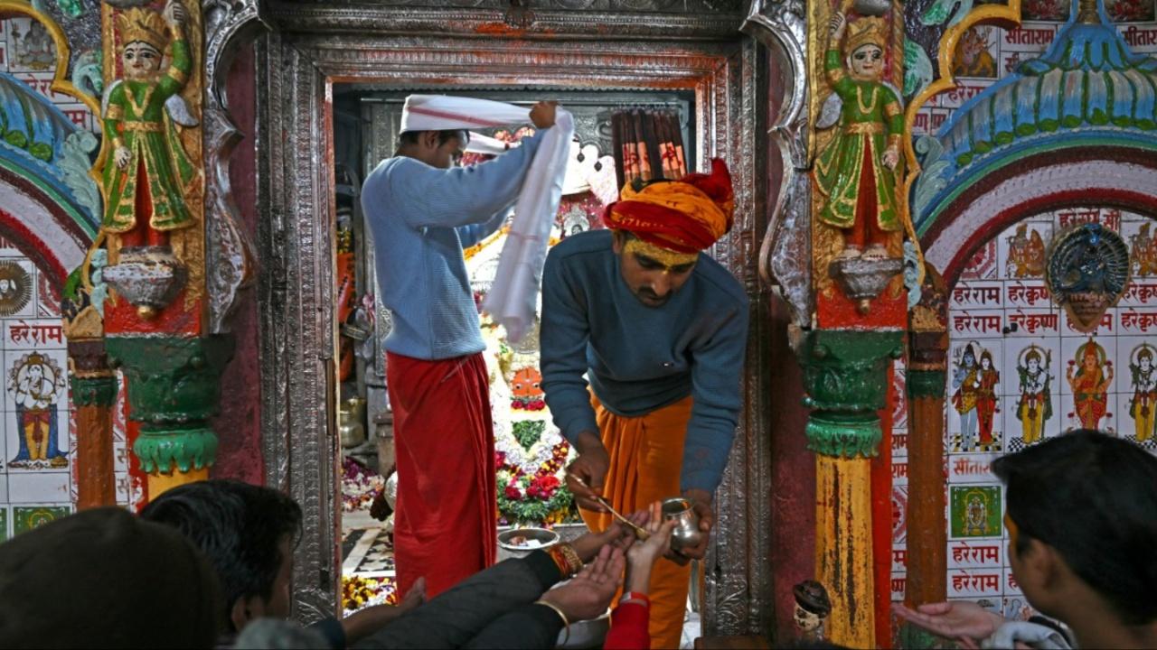 The Rang Mahal temple has planned 41-day-long celebrations. “Our social status has been elevated. Our property is the first one and we share our boundary wall with Ram Lalla’s temple. We launched a 41-day-long kirtan on Tuesday and will hold bhandara (community kitchen service) till February 28. Our followers from all over the country are keen to visit Ayodhya from January 23 and we are making arrangements to host them in batches at present,” said Ram Sharan Das, mahant of the historical Rang Mahal that is dedicated to Sita 