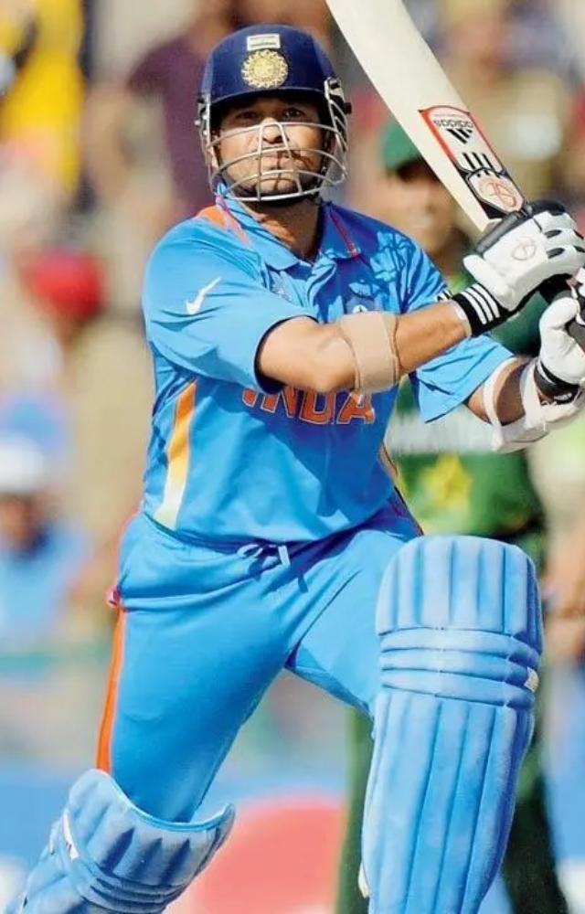 Topping the list is the man with 100 international centuries, Sachin Tendulkar. In 664 matches for India, the batsman has registered 34,357 international runs