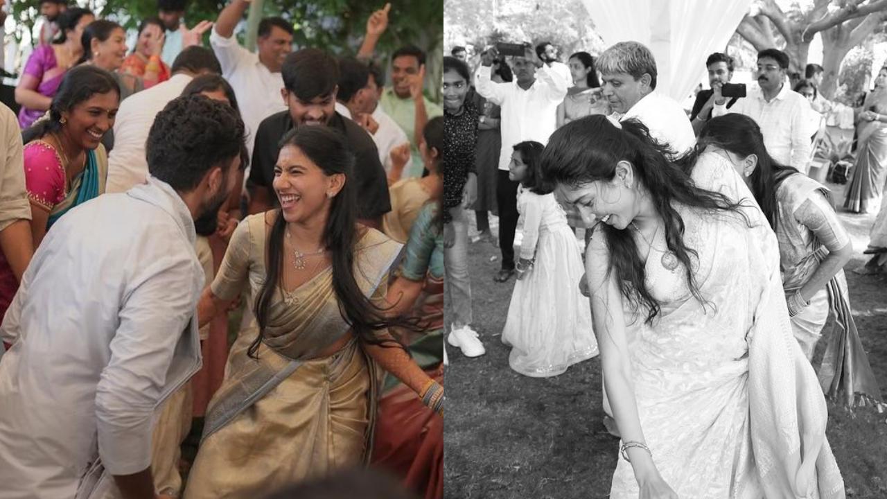 Watch: Sai Pallavi dances her heart out with sister Pooja Kannan at latter's engagement ceremony