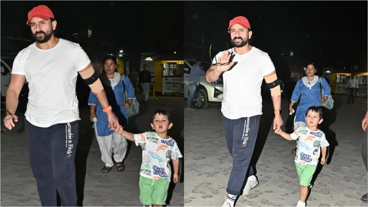 Saif Ali Khan recently schooled paparazzi for clicking his son Jeh's pictures who was playing football with other kids. Read More