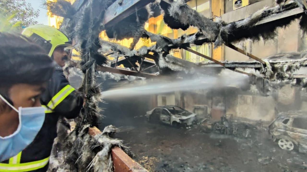 Meanwhile, one person was injured after a major fire broke out inside an industrial complex in Mumbai's Goregaon on Wednesday, the official said