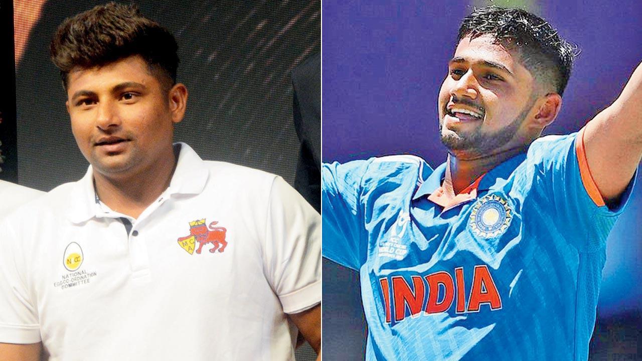 Brothers Sarfaraz Khan, Musheer Khan score tons in different events