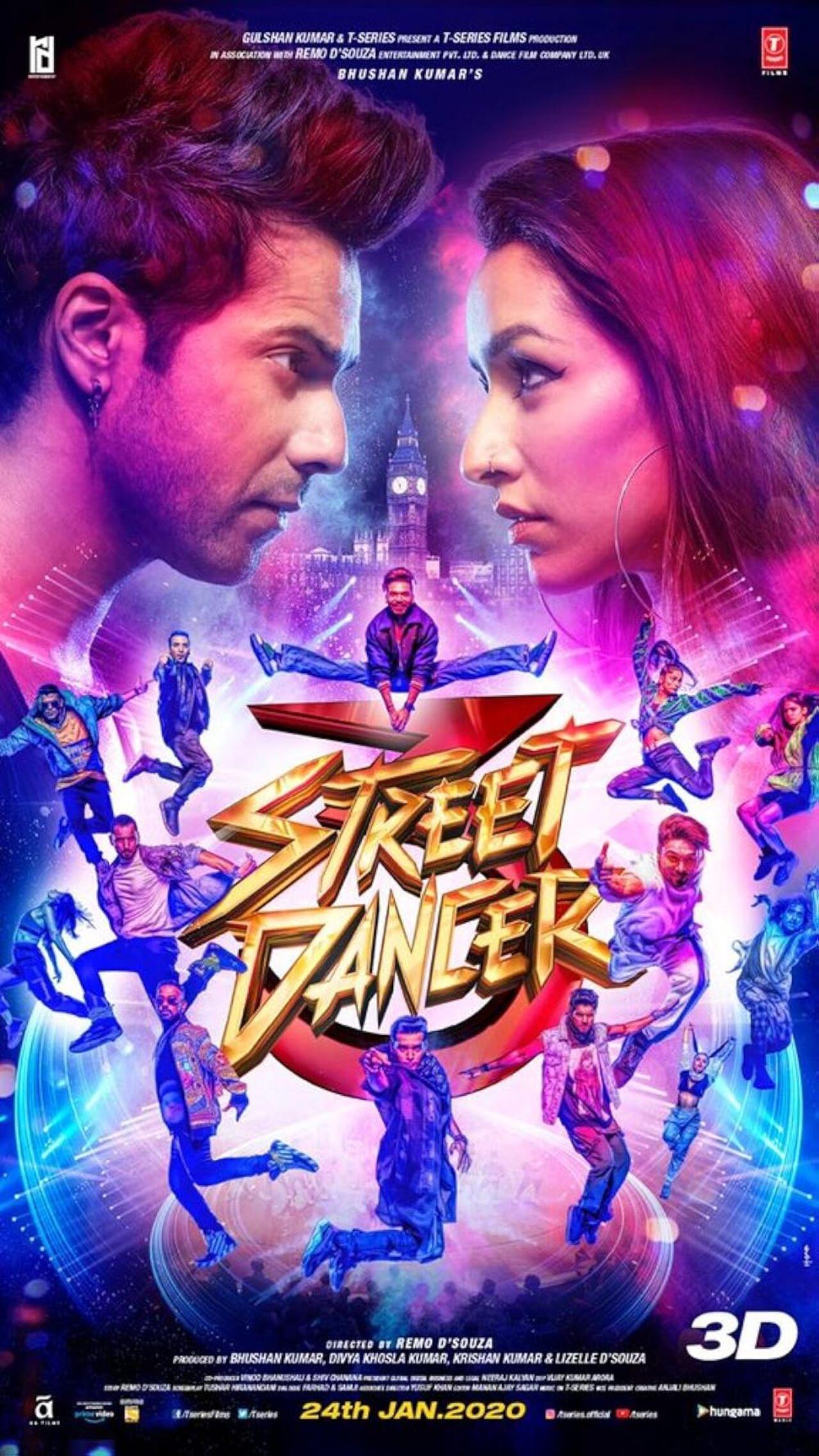 Street Dancer 3D (Jan 24, 2020) 
Varun Dhawan and Shraddha Kapoor's dance drama earned Rs 9.50 cr on the opening day despite clash with Manikarnika. The film earned Rs 39 cr in opening weekend and collected a lifetime of Rs 68.28 cr