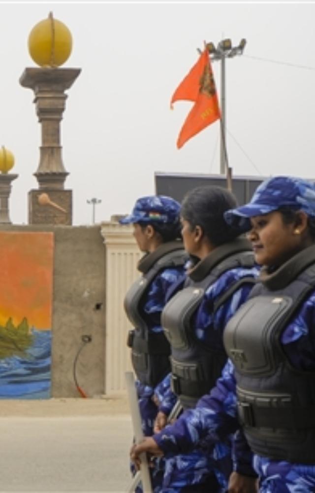 Security Beefed Up Ahead Of Ayodhya Ram Mandir Inauguration