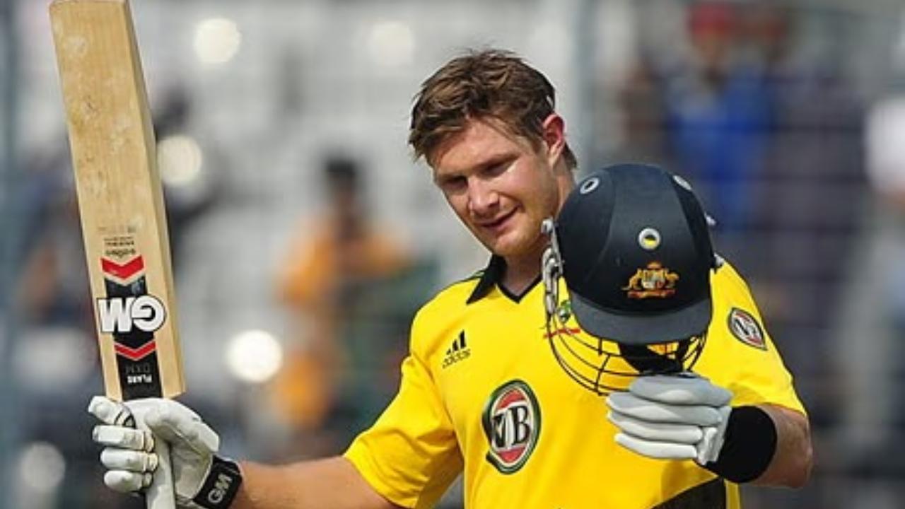 Shane Watson
On January 31, 2016, in a much-anticipated clash between India and Australia in Sydney, the Aussies skipper Shane Watson registered a century against the 