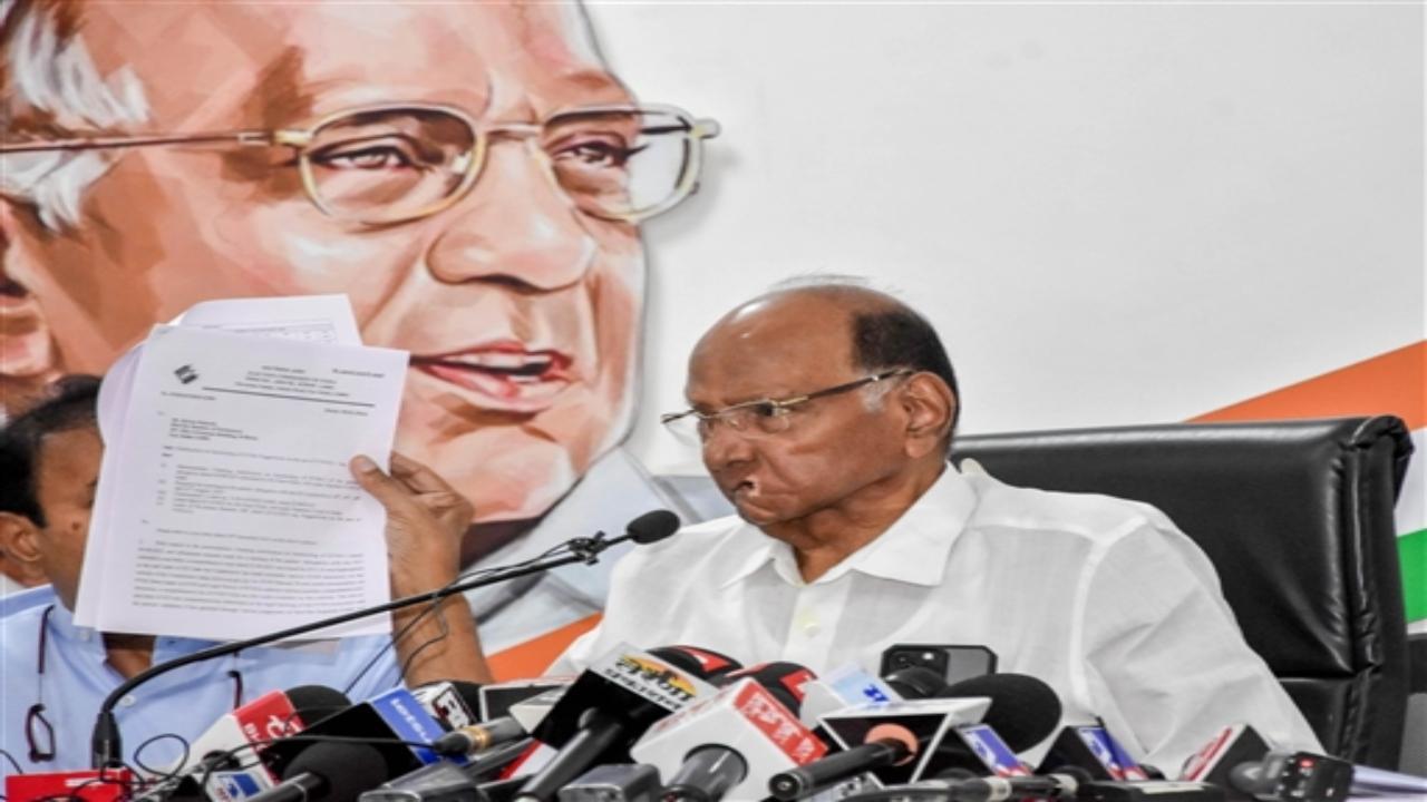 In Photos: Sharad Pawar addresses news conference on Bilkis Bano case in Mumbai