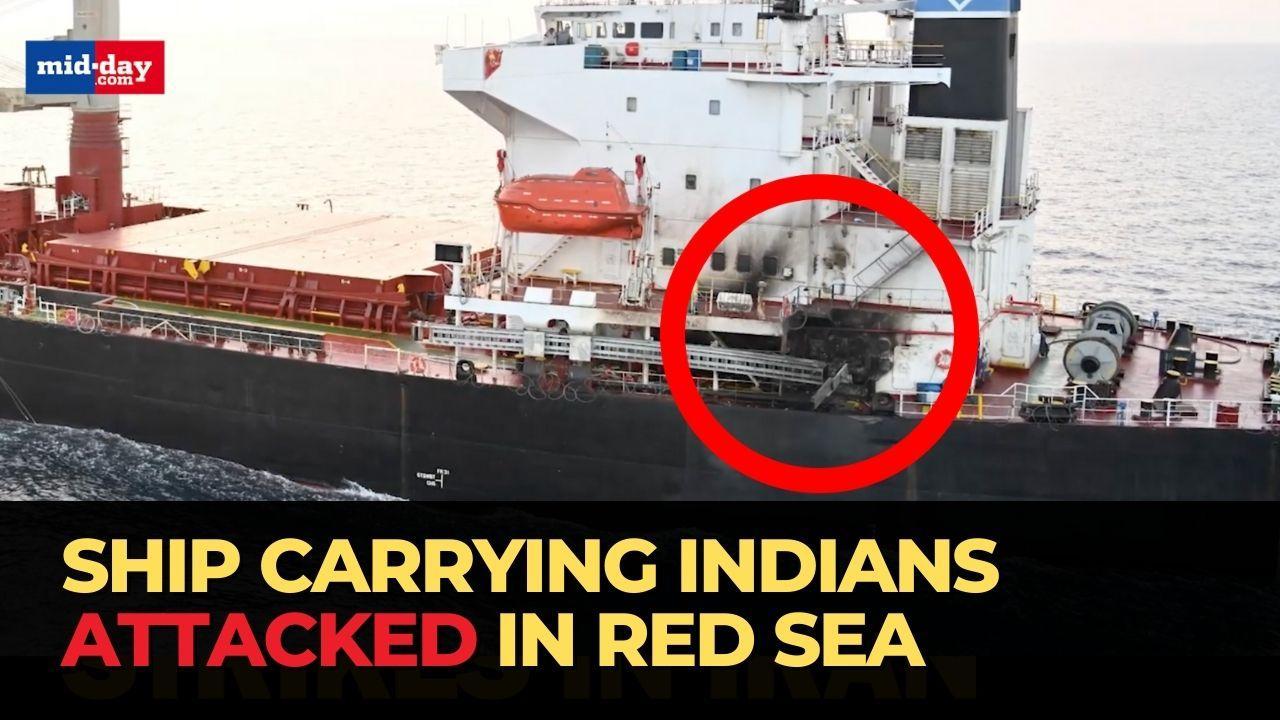Merchant ship carrying 9 Indians attacked in Red Sea, Indian Navy acts