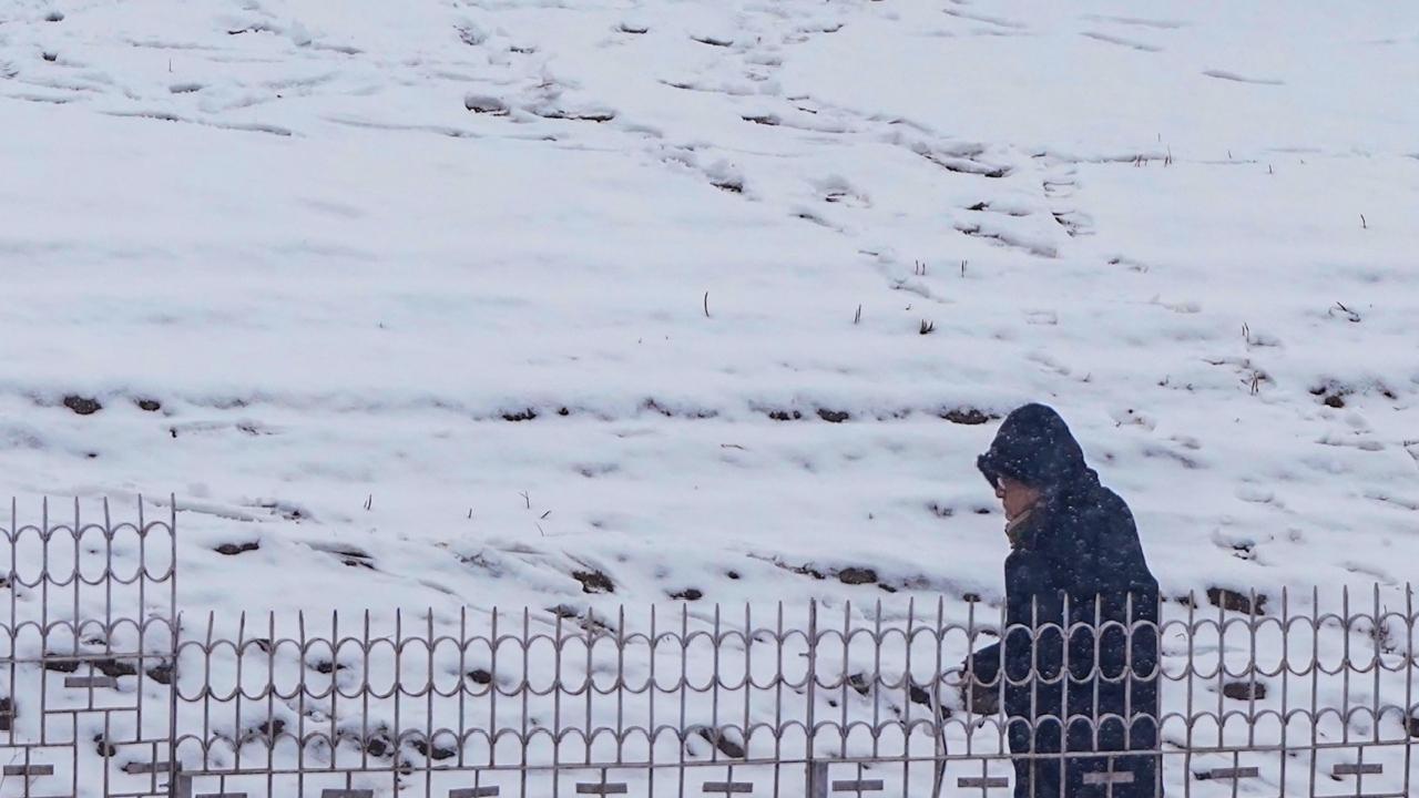 Hundreds of tourists, including children, have been enjoying the snowfall at Gulmarg and Sonamarg resorts, the officials said