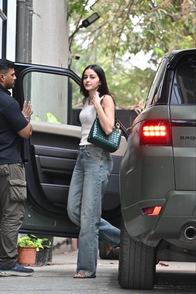 Ananya Panday was snapped in Bandra as she went out and about