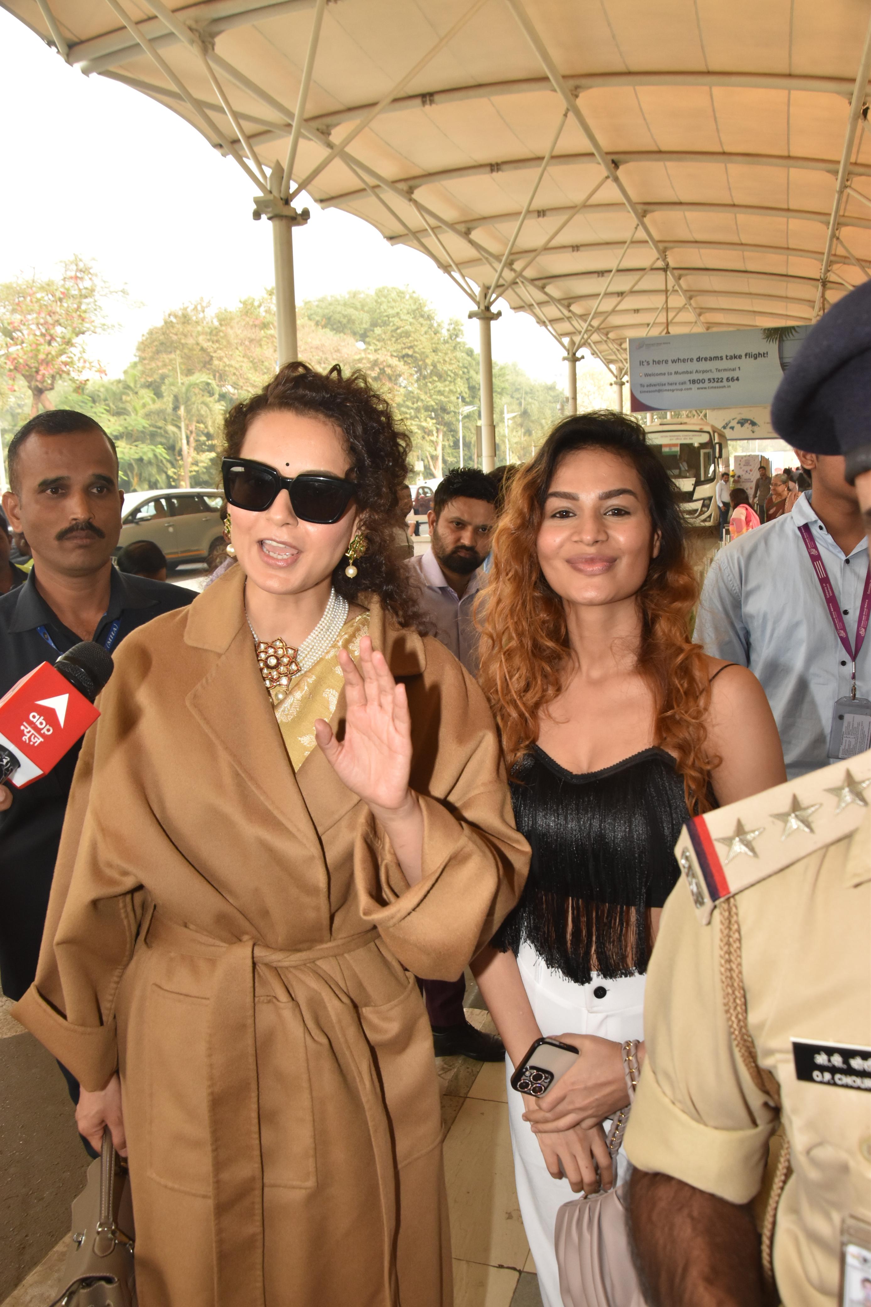 The actress was heading to Ayodhya for the Ram Mandir inauguration