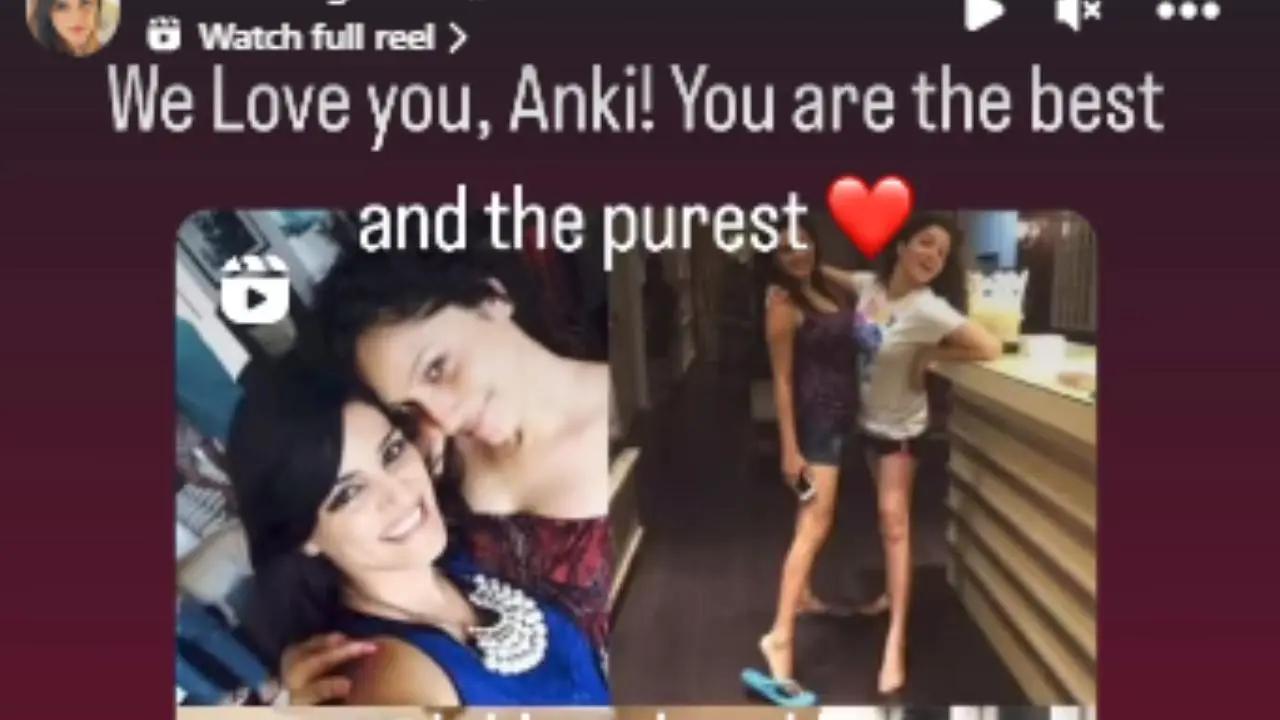Sushant Singh Rajput's sister, Kriti, shared an old picture with Ankita, showcasing her solidarity with the Bigg Boss 17 contestant. Read More